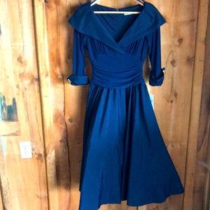 Classic navy blue dress